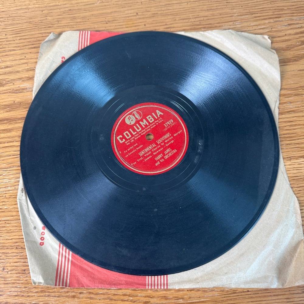 Harry James Orchestra 78 RPM Columbia 37929 I Still Get Jealous Sentimental